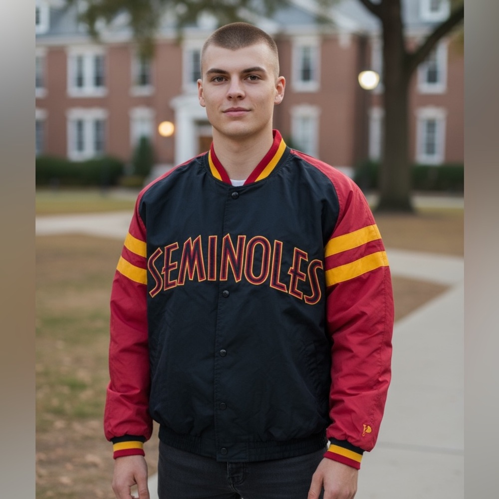 Retro Men’s Large Pro Player Foot Locker Florida State Seminoles Jacket NCAA